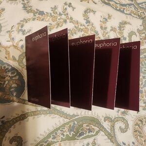 Calvin Klein Euphoria Fragrance Travel 5  Samples With Cards .04oz
